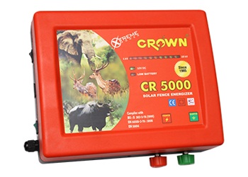 Solar Fence Energizer CR5000, Manufacturer & Supplier is Crown Power Fencing System